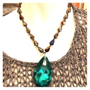 Giant crystal necklace